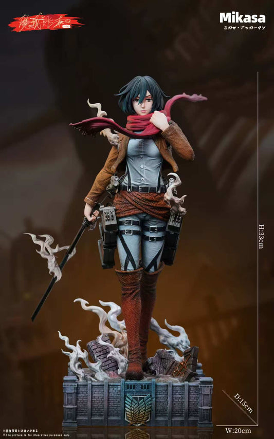 [Pre-order] 1/6 Mikasa Ackerman Statue - Mowo Account Studio