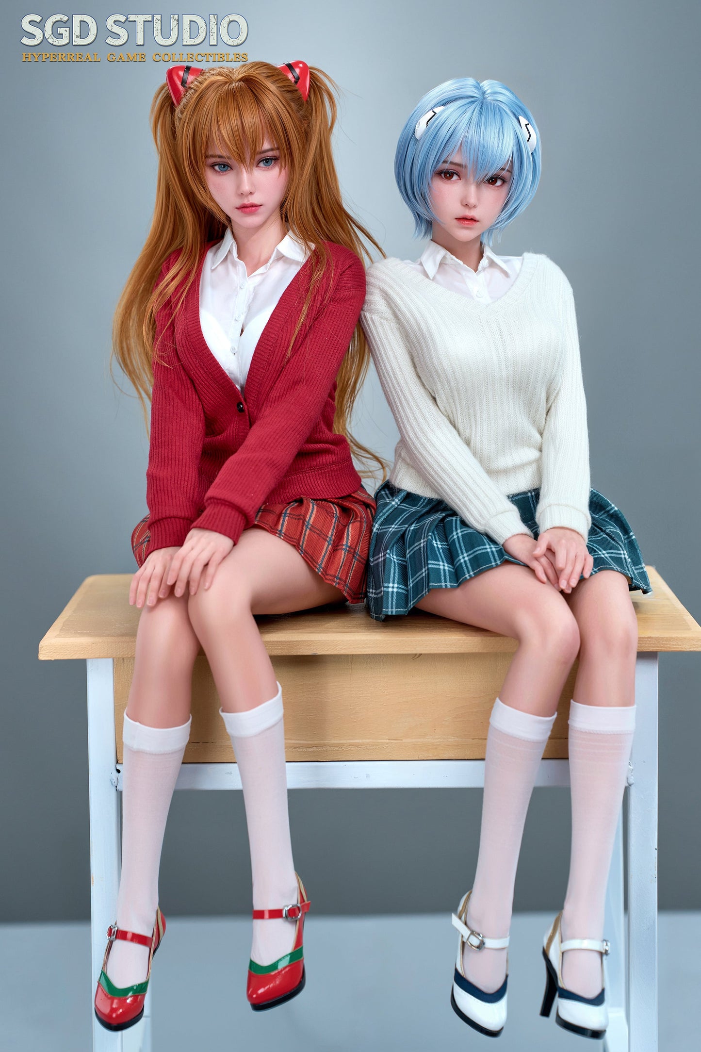 [Pre-order] Rei Ayanami & Asuka Movable silicone Adult Doll