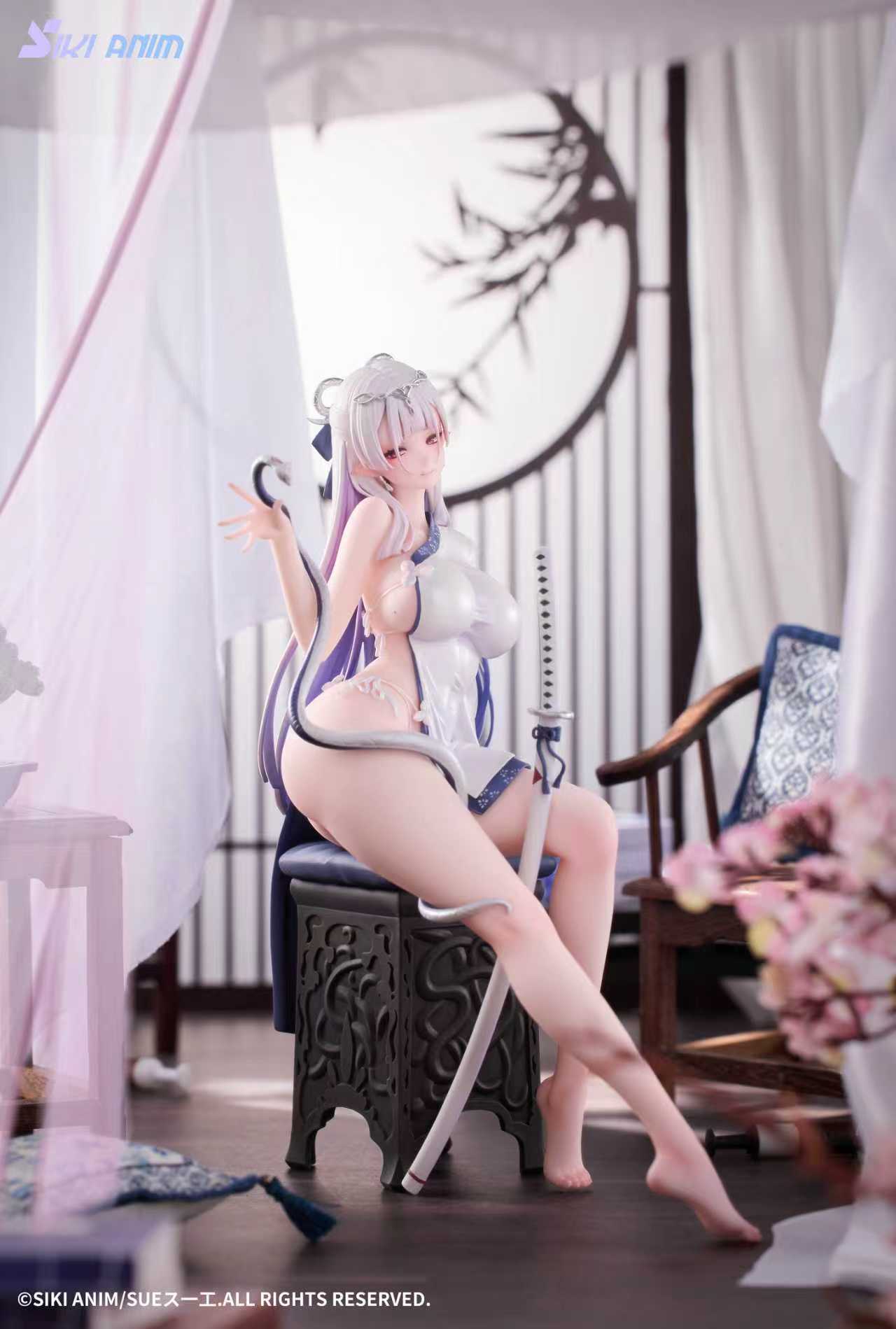 [Pre-order] 1/7 Blue-White Snack Girl Statue - Sikianim