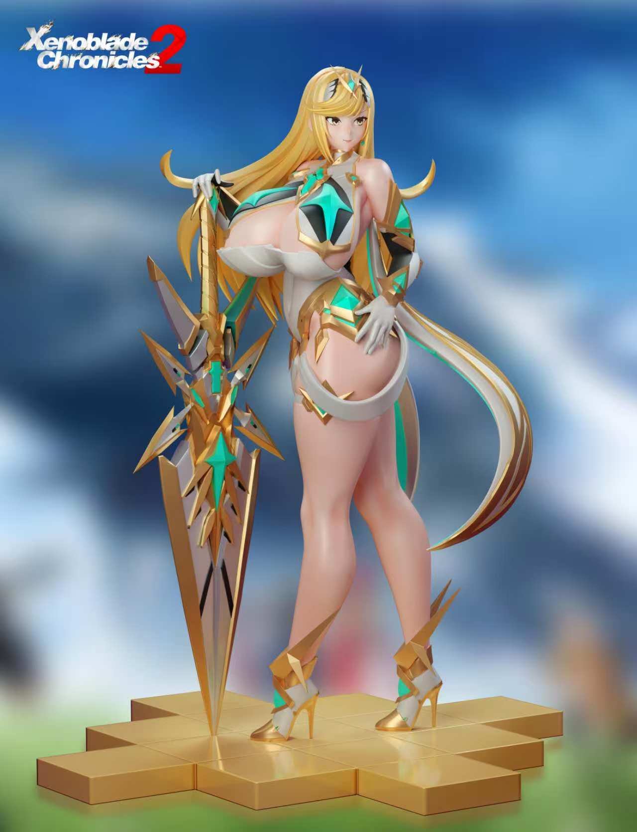 [Pre-order] 1/6 Mythra & Pyra Statues -BGA-Studio