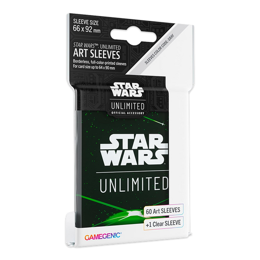 Gamegenic Star Wars: Unlimited Art Sleeves - Card Back Green