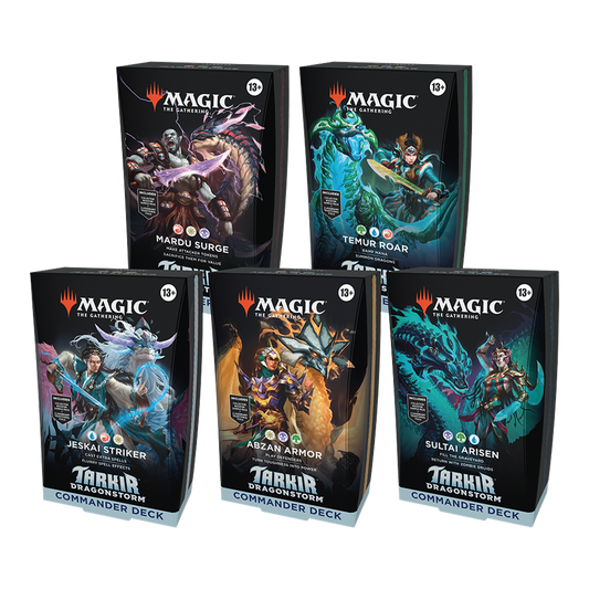 Magic: The Gathering Tarkir: Dragonstorm Commander Deck Bundle (5 Decks)