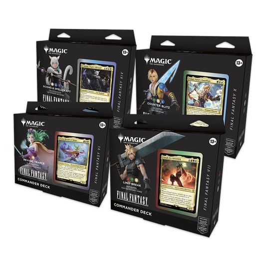 Magic: The Gathering—FINAL FANTASY Commander Deck Bundle - Set of 4