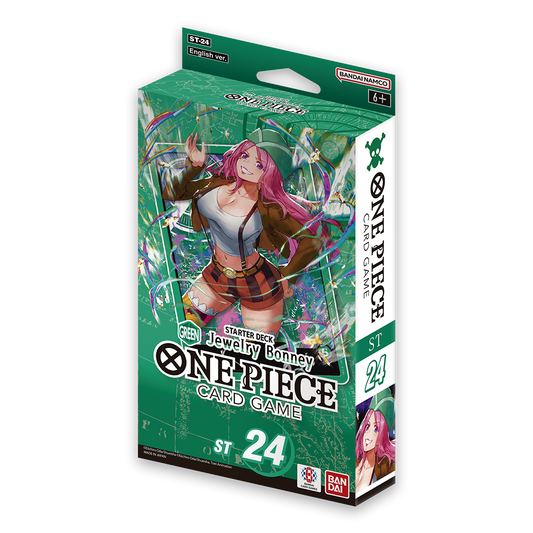 One Piece Card Game – GREEN Jewelry Bonney Starter Deck [ST-24]