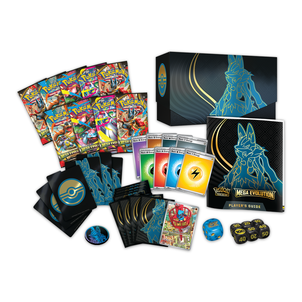 Pokémon TCG: Mega Evolution Elite Trainer Box - Mega Lucario