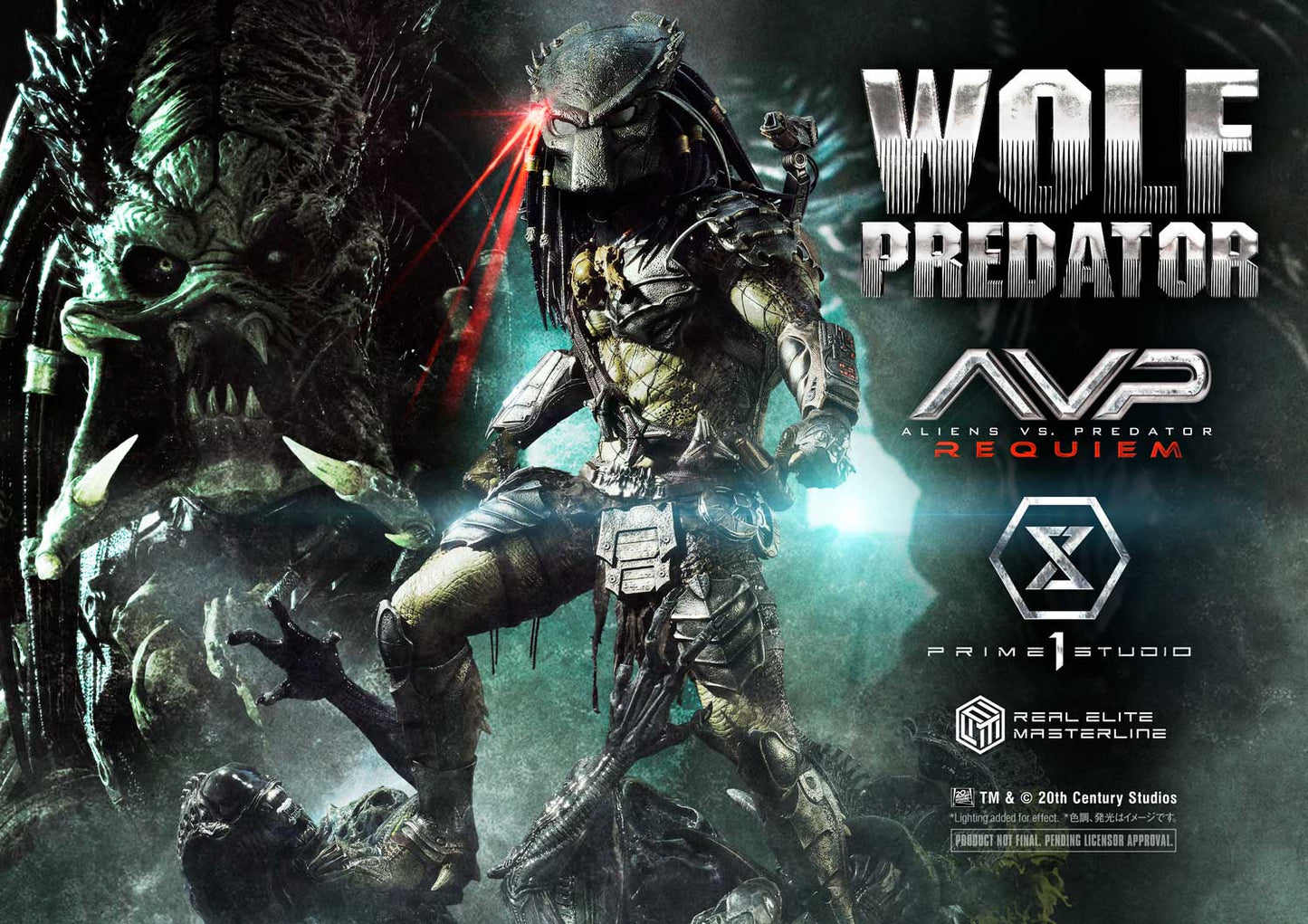 [Pre-order] 1/3 LED Wolf Aliens vs. Predator: Requiem-Prime 1 Studio