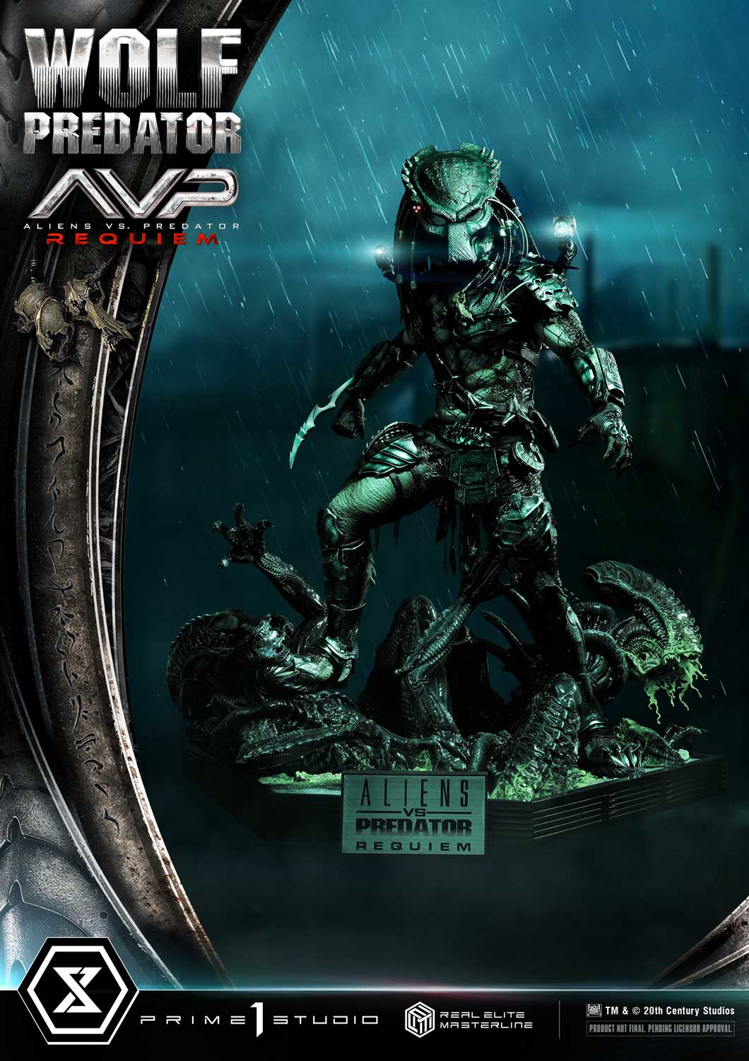 [Pre-order] 1/3 LED Wolf Aliens vs. Predator: Requiem-Prime 1 Studio