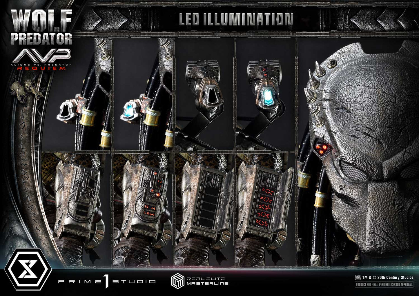 [Pre-order] 1/3 LED Wolf Aliens vs. Predator: Requiem-Prime 1 Studio