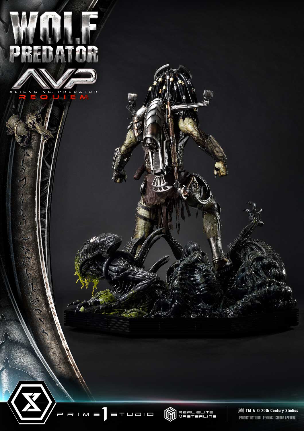 [Pre-order] 1/3 LED Wolf Aliens vs. Predator: Requiem-Prime 1 Studio