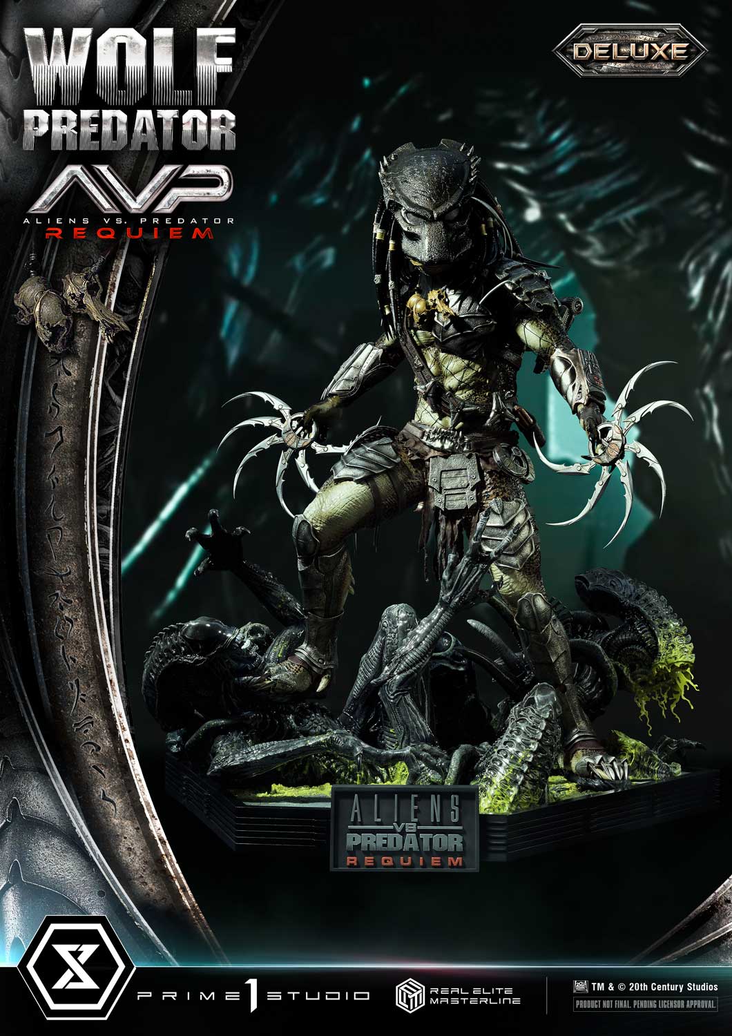 [Pre-order] 1/3 LED Wolf Aliens vs. Predator: Requiem-Prime 1 Studio