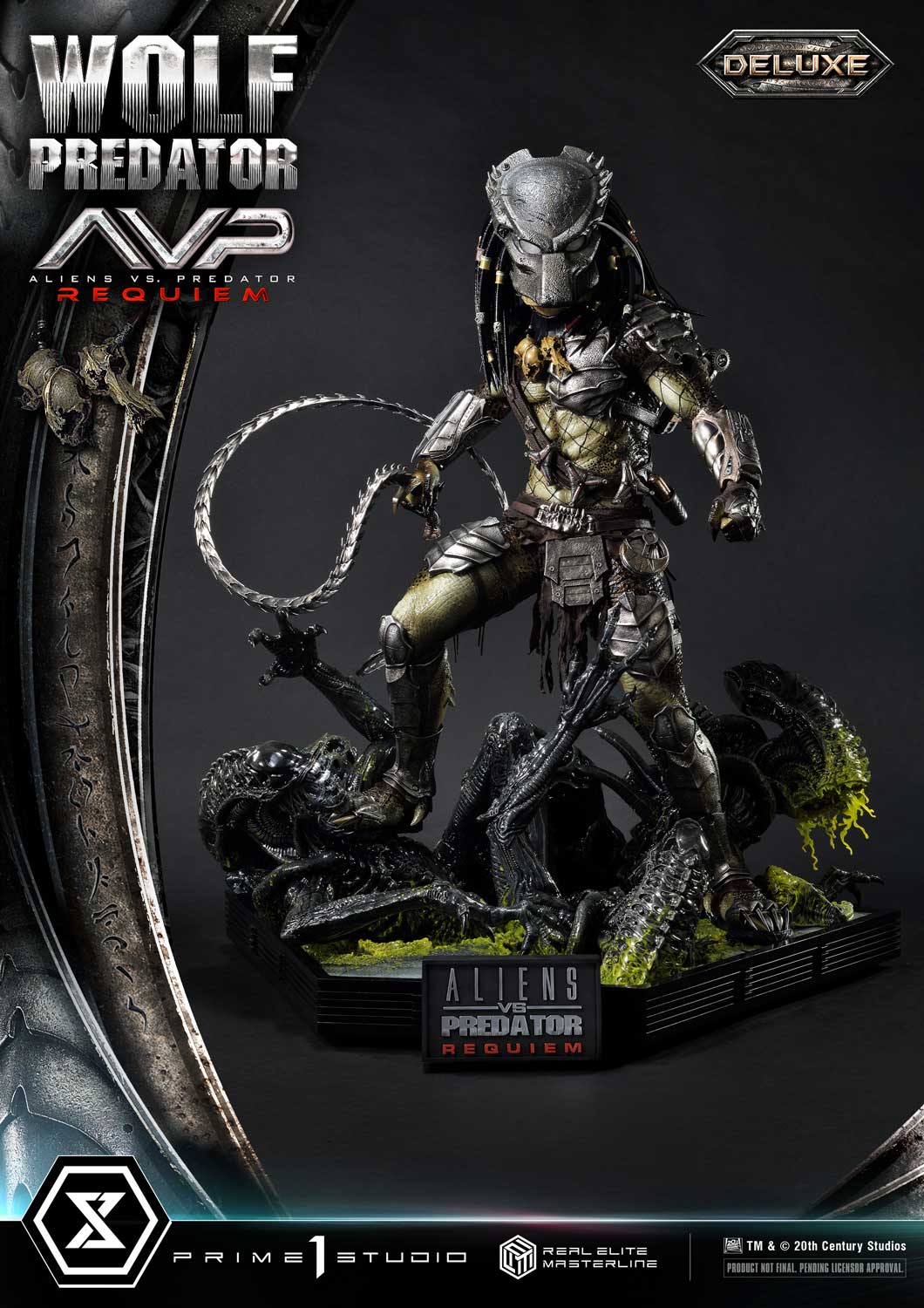 [Pre-order] 1/3 LED Wolf Aliens vs. Predator: Requiem-Prime 1 Studio