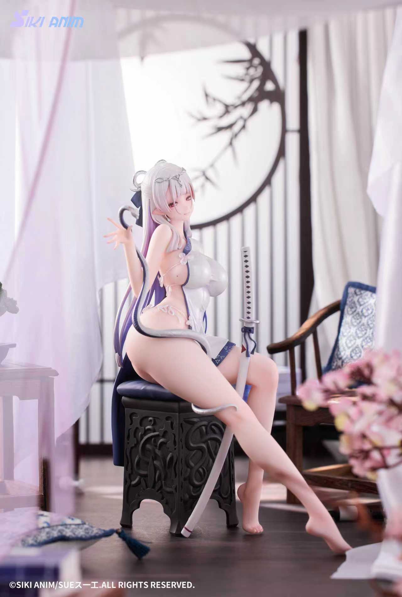 [Pre-order] 1/7 Blue-White Snack Girl Statue - Sikianim