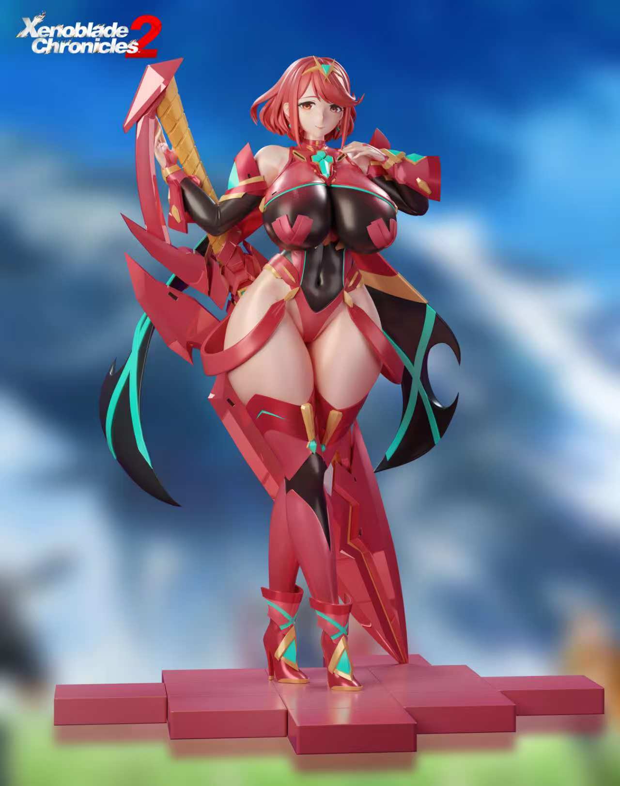 [Pre-order] 1/6 Mythra & Pyra Statues -BGA-Studio