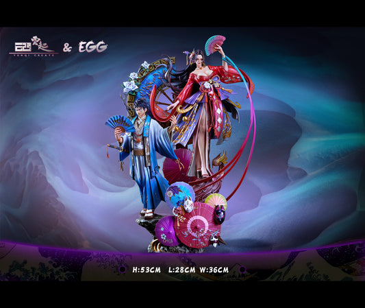 [Pre-order] 1/6 Luffy & Boa Hancock Statue - Yunqi & EGG